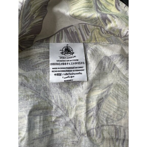 Disney Linen Shirt Resort Palms Jacket NEW Shacket Safari Button Front Medium - Picture 9 of 10